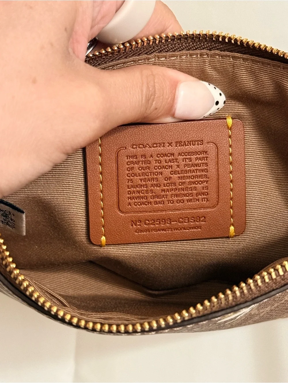 Coach wristlet card